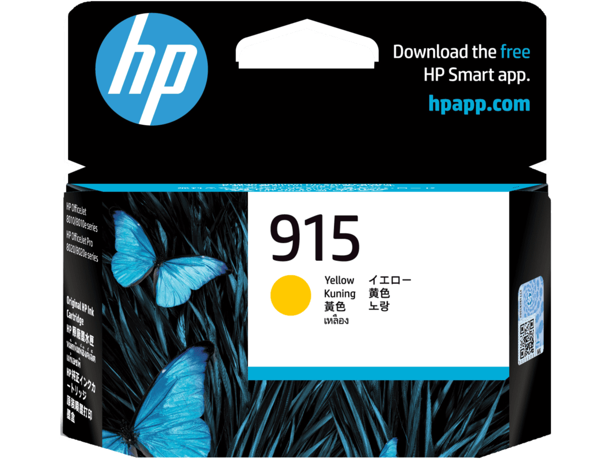 [Clearance] Hp 915/915XL ink (Cyan/Yellow) | OfficeJet 8020