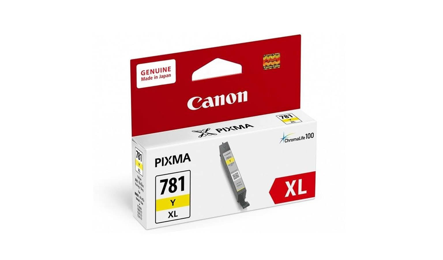 [Clearance] Canon CLI-781XL Yellow Dye Ink (11.7ml) - TS8170,TS9170,TR8570,TS8370,TS9570