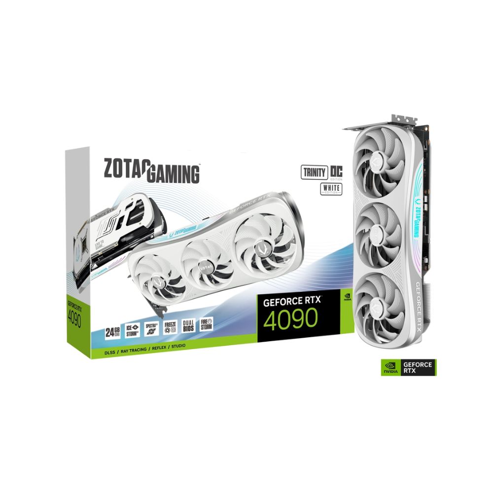 Zotac Gaming RTX 4090 24GB GDDR6X 384Bit Trinity OC White Edition