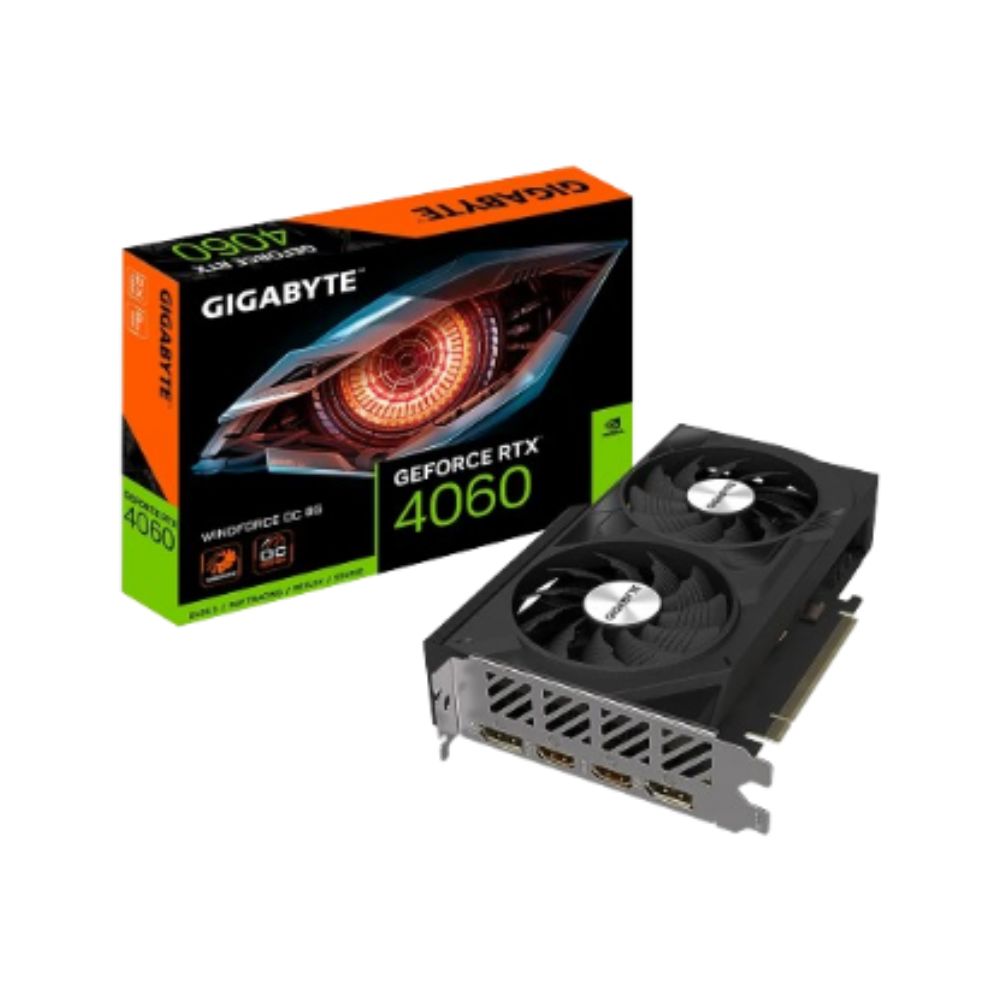 Gigabyte RTX 4060 WINDFORCE OC 8GB GDDR6 128Bit VGA Graphics Card