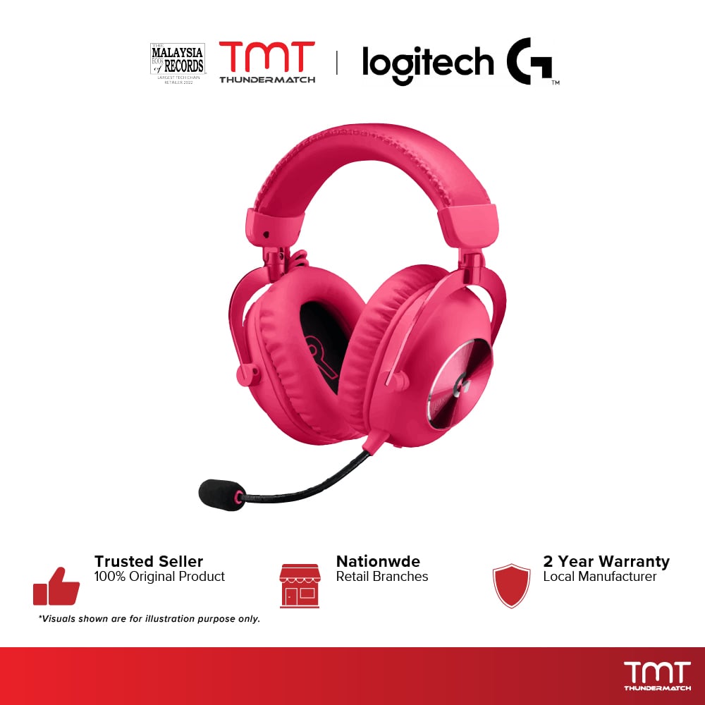 Logitech G Pro X 2 Lightspeed Wireless Gaming Headset | Thunder Match