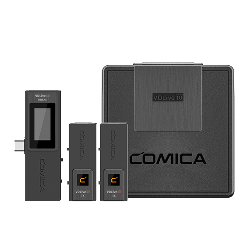 Comica VDLive10 USB Black 2.4 Wireless USB Microphone (Dec Brand Of The Day)