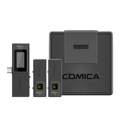 Comica VDLive10 USB Black 2.4 Wireless USB Microphone (Dec Brand Of The Day)