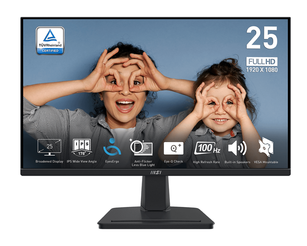 MSI PRO MP251/MP251 E2 24.5" Business Monitor | 1920 x 1080