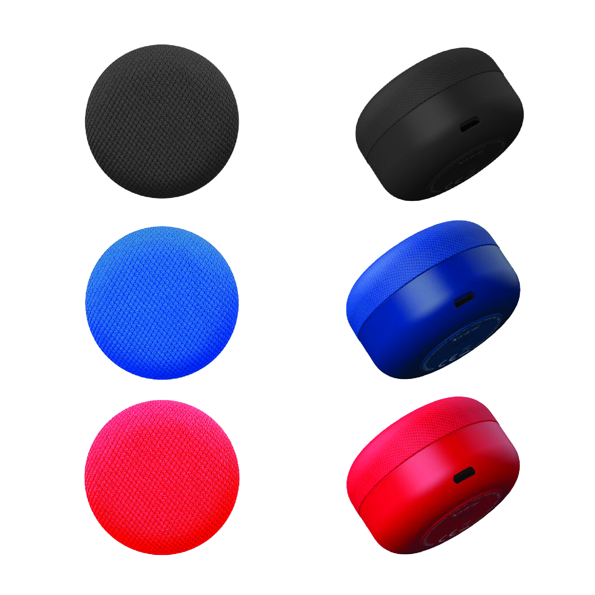 INFINITY Clubz Mini Portable Bluetooth Speakers (Black/Blue/Red)