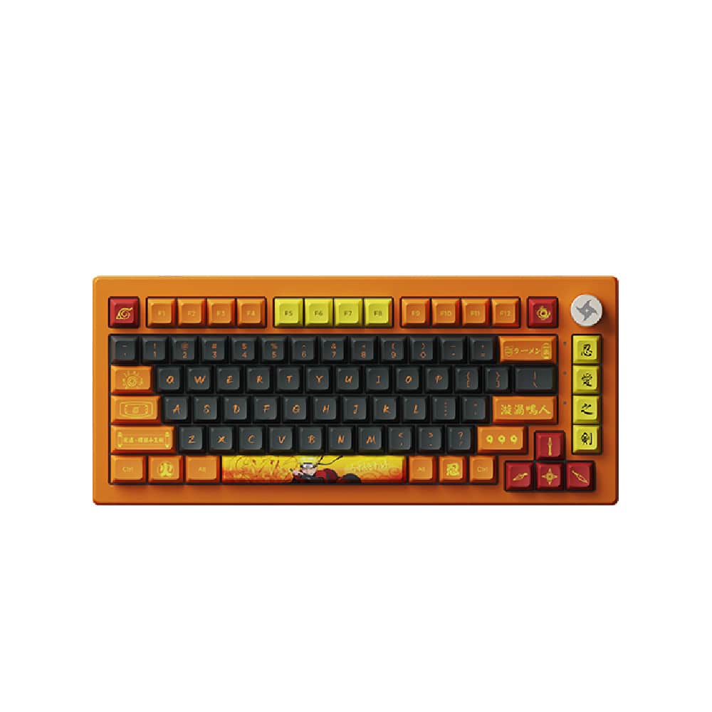Naruto 20th Anniversary) Akko Naruto 5075B Plus Wireless Mechanical Keyboard  Limited Edition