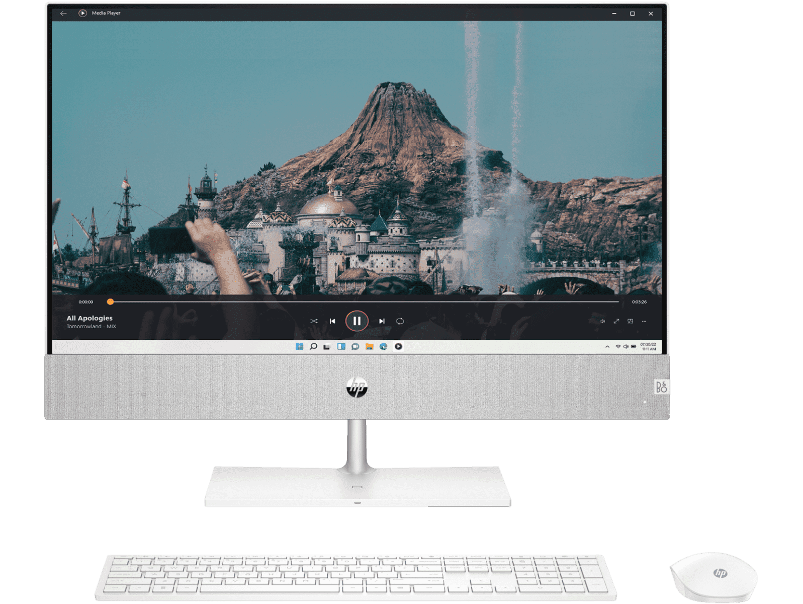 HP AIO 24-CA2001D PC (Snowflake White) | Intel i5-13400T