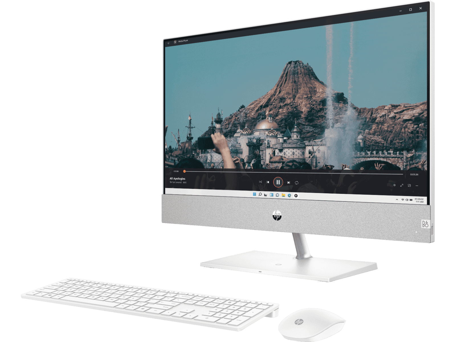 HP AIO 24-CA2001D PC (Snowflake White) | Intel i5-13400T