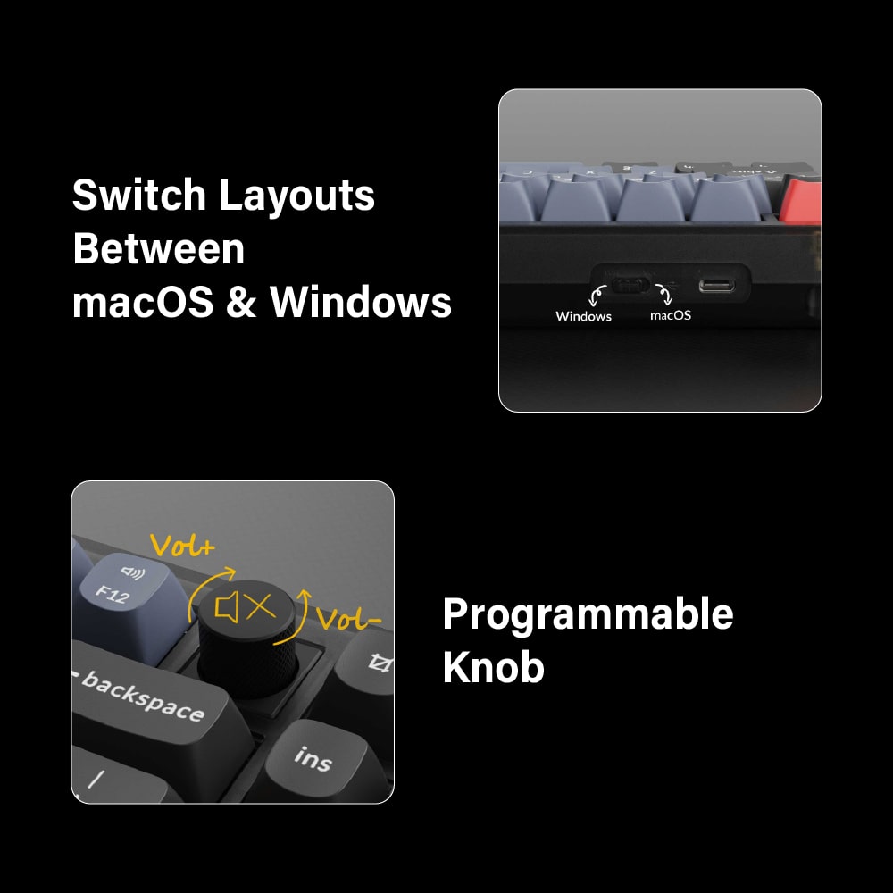 Keychron V Series QMK Hot-Swappable Mechanical Keyboard
