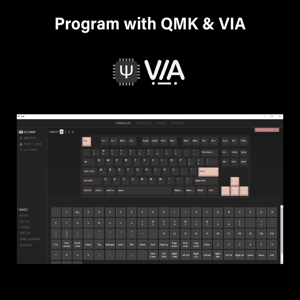 Keychron V Series QMK Hot-Swappable Mechanical Keyboard