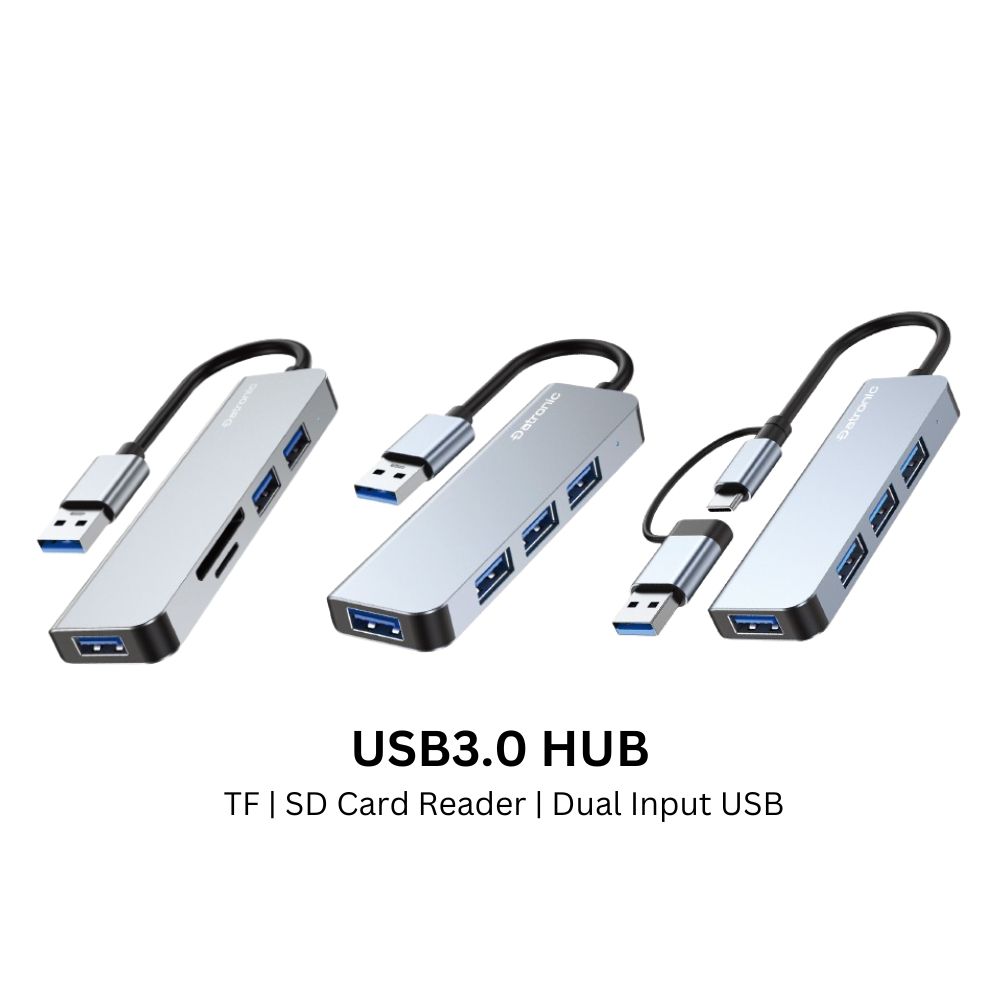 Datronic USB 3.0 / USB-C to USB 3.0 HUB with SD&Micro SD Card Reader |18Month Warranty