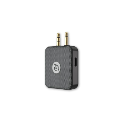 ADAM ELEMENTS EVE II Bluetooth Transmitter + Receiver - Wireless Audio Adapter w/Foldable Dual 3.5 mm AUX Plug for Nintendo Switch, TV, Home/Car Stereo, Airline in-Flight Systems