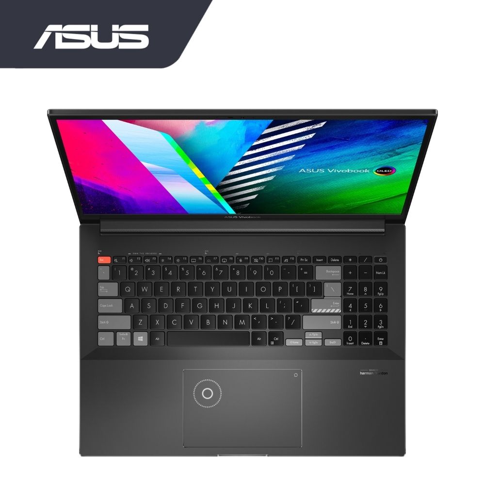 Asus Vivobook Pro X OLED M7600Q-EL2051TS Laptop | Ryzen 7-5800H | 16GB RAM 512GB SSD | 16" 4K OLED | RTX 3050Ti | W10 | MS OFFICE + CASE