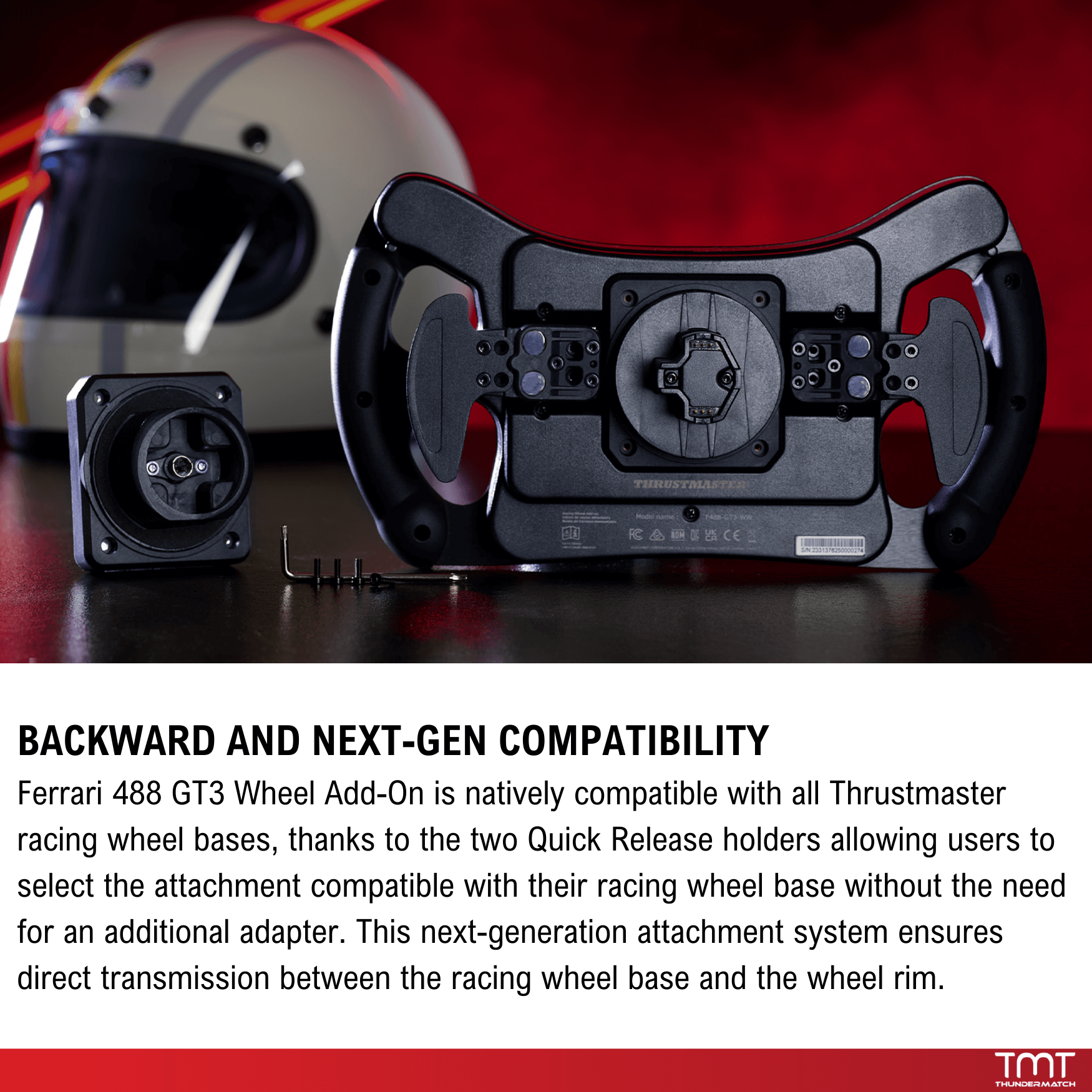 Thrustmaster Ferrari 488 GT3 Wheel Add-On