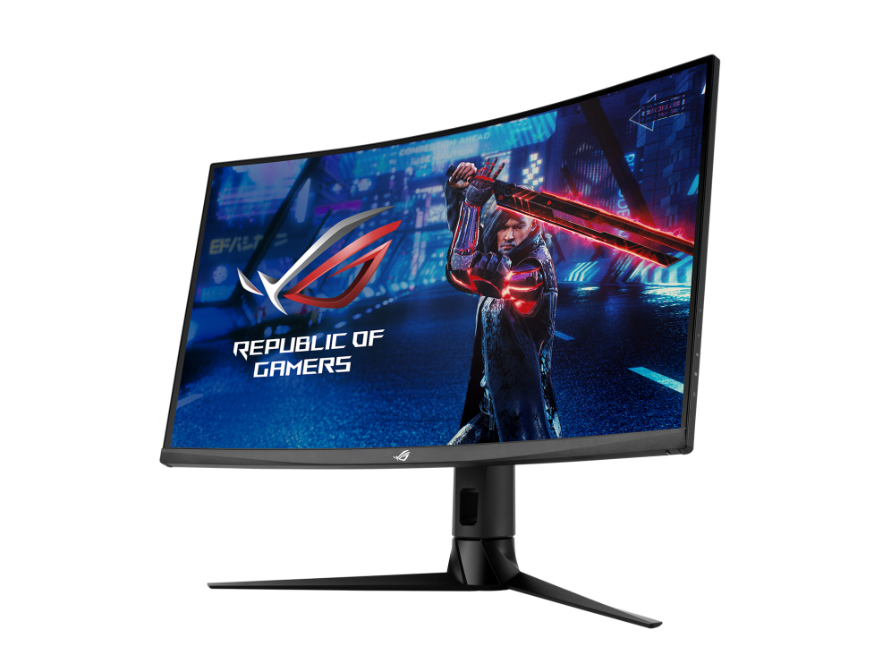 Asus XG32VC ROG Strix 31.5" Gaming Curved Monitor | 1ms (MPRT) | WQHD (2560x1440) | 144Hz(OC 170Hz) | VA Panel | 1800R | USB-C with PD 15W & HDMI & DP | Height Adjustable Stand | DisplayHDR 400 | sRGB 125% | FreeSync Premium Pro | 3Y Warranty