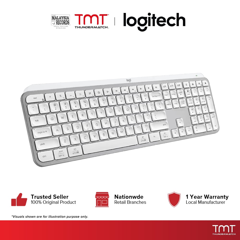 Logitech MX Keys S Wireless Keyboard | Thunder Match