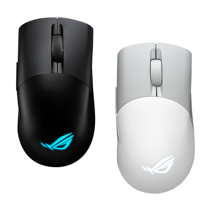 ASUS ROG Keris Wireless AimPoint Gaming Mouse P709 (Black/White) | 2 Years Warranty