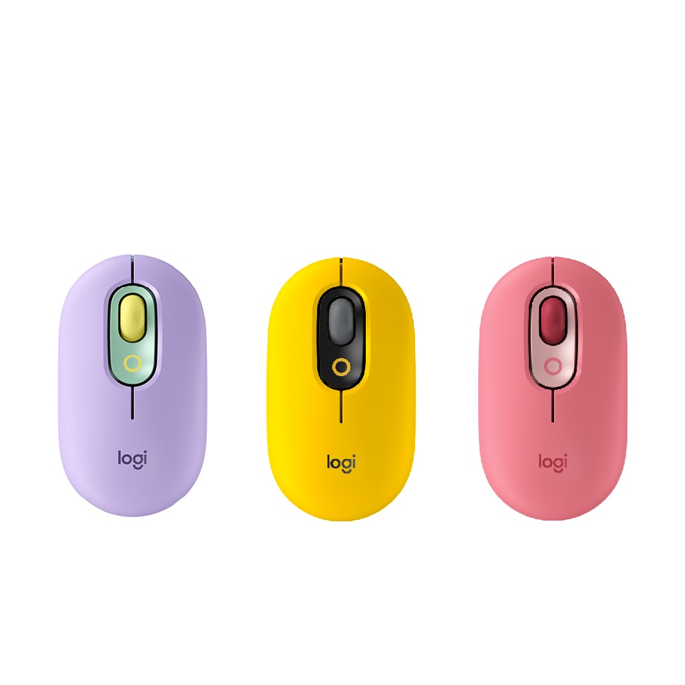 Logitech POP Mouse Wireless Customisable Emojis | SilentTouch | Bluetooth  USB Multi-device