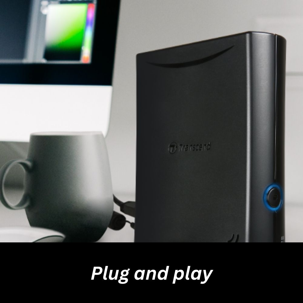 Transcend StoreJet 35T3 Desktop External Hard Drive Thunder Match