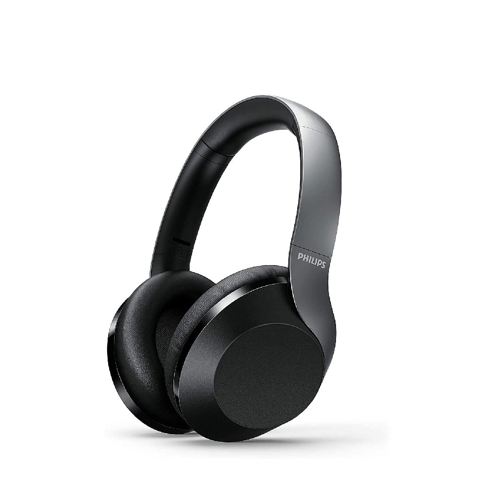 Philips TAPH802BK Bluetooth Wireless Over-Ear Headset | Echo Cancellation | Build in Mic | 30 Hours Play Time