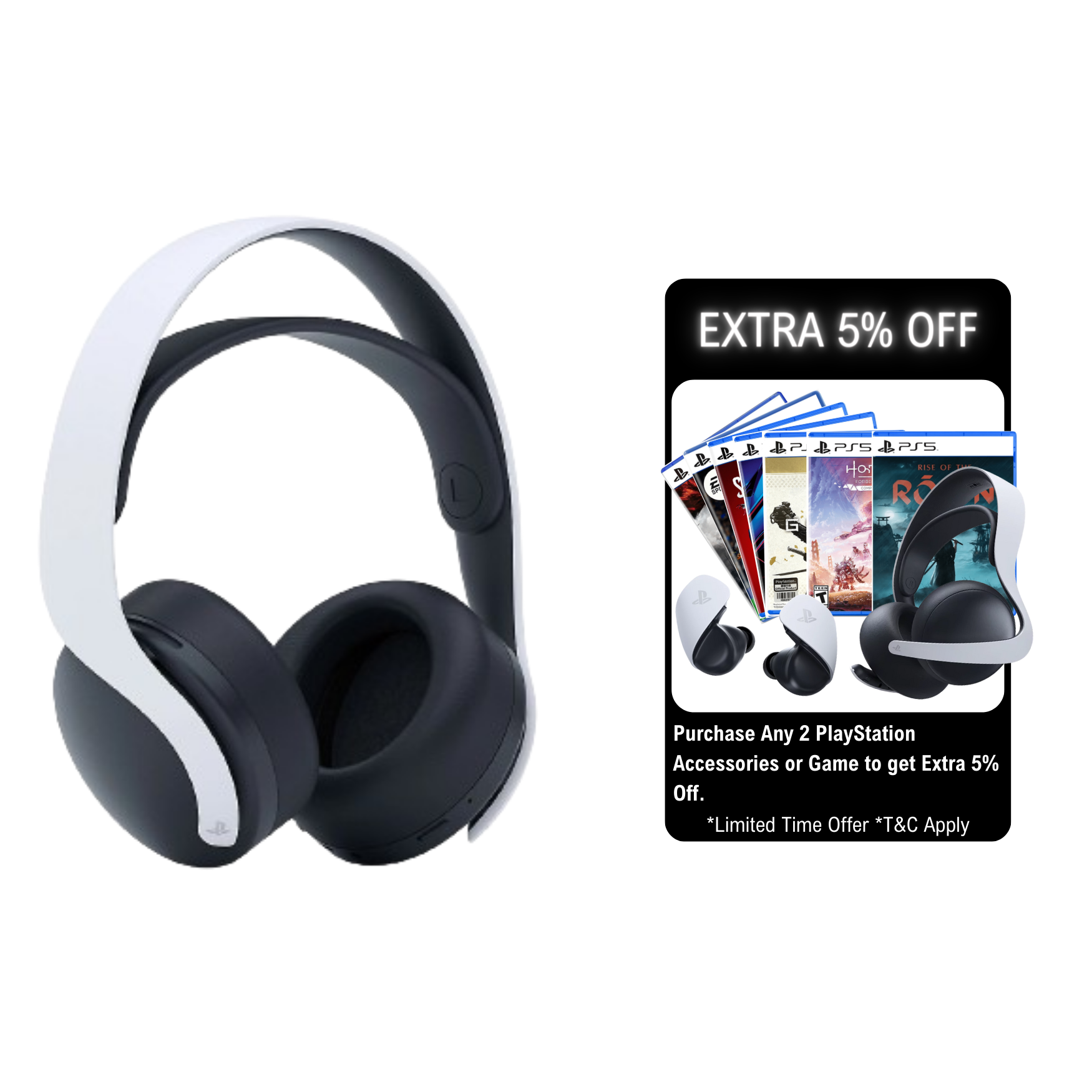 Sony PS5 PlayStation 5 Pulse 3D Wireless Headset [PS5 ANY 2 5% OFF]