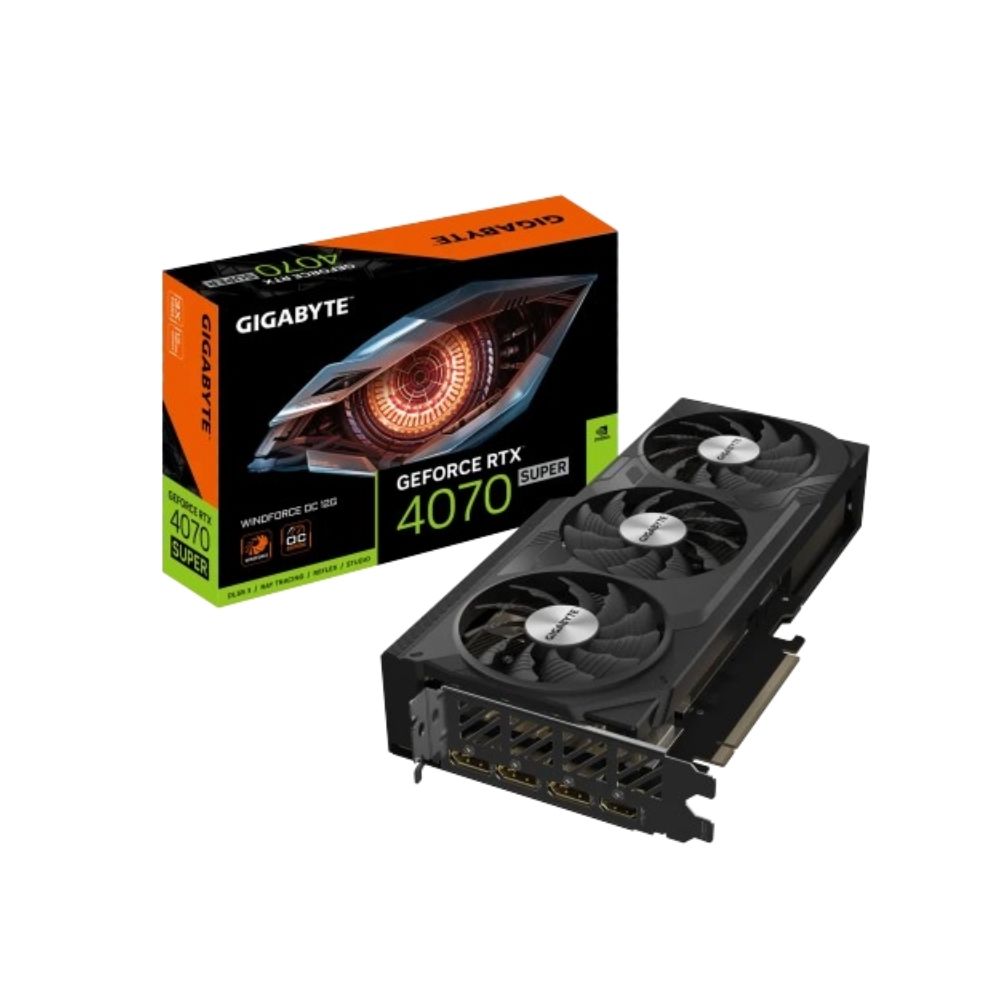 Gigabyte RTX 4070 SUPER 12GB GDDR6X 192bit WINDFORCE OC VGA Graphics Card