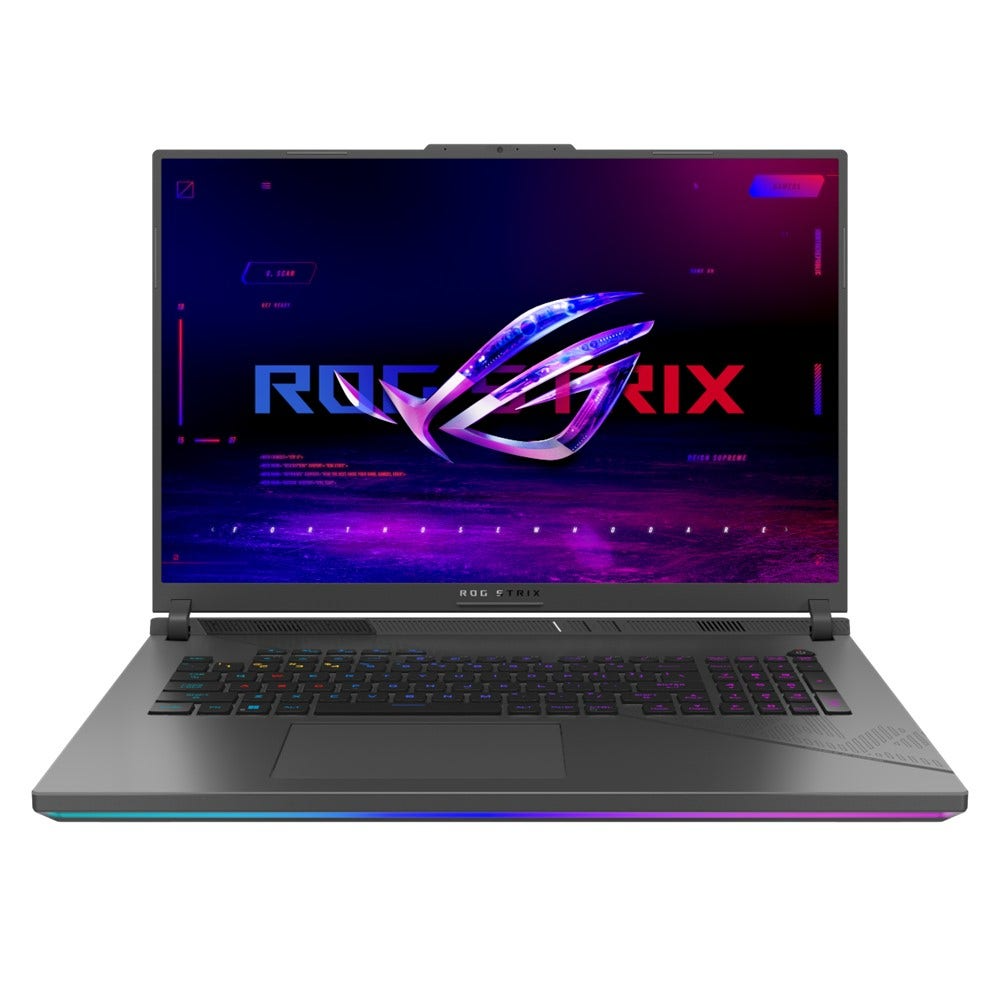 ASUS ROG Strix G18 (2024) G814J-ZRN6008W Gaming Laptop (ECLIPSE GRAY) Intel Core i9-14900HX | 32GB RAM 2TB SSD | NVIDIA RTX4080 12GB | 18.0" QHD+ (240Hz) | W11 (ROG Backpack+ Gladius III Mouse)