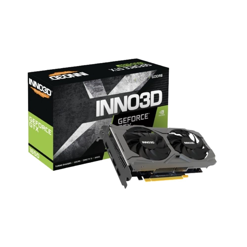 INNO3D GTX 1650 4GB GDDR6 128Bit TWIN X2 OC V3 VGA Graphics Card