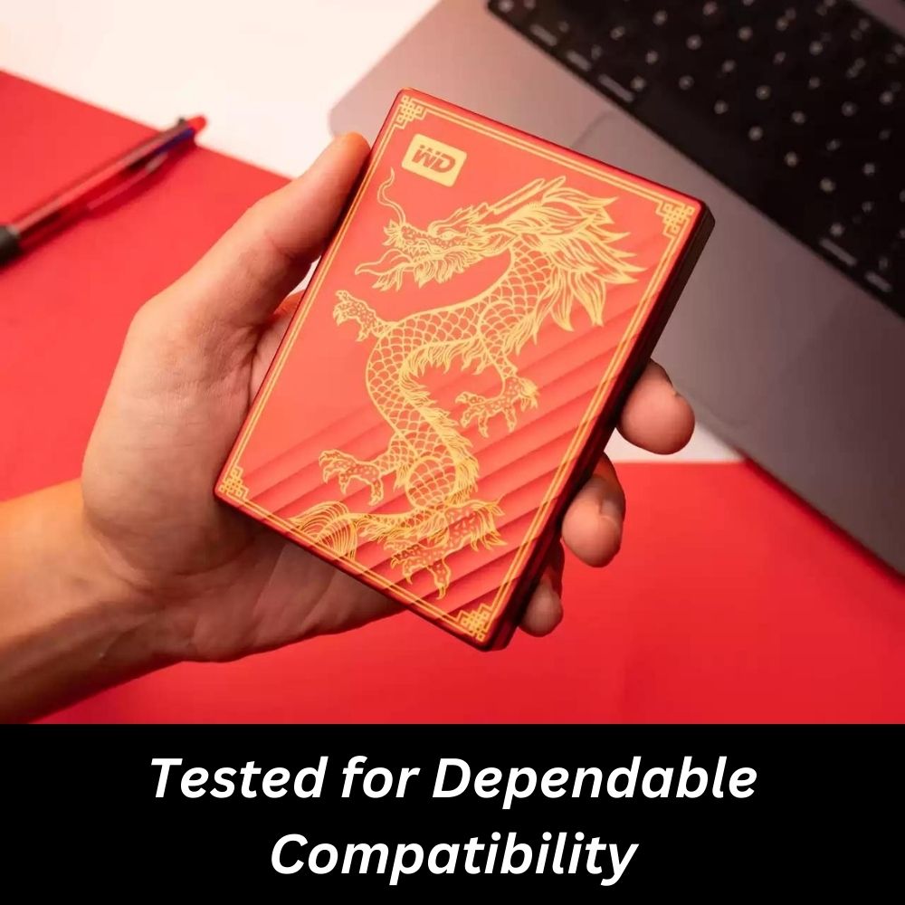 WD My Passport Ultra Dragon Year Limited Edition Type-C External Hard Disk With Password