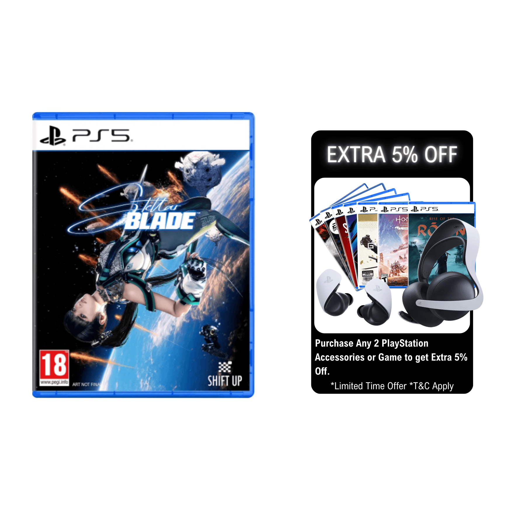 [Pre-Order ETA 26 April] Sony PS5 Game Stellar Blade [PS5 ANY 2 5% OFF]