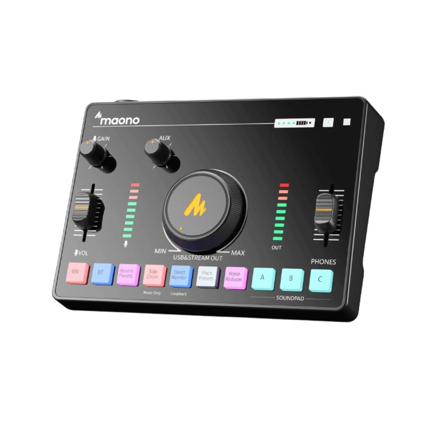 Maono AMC2 Neo One-Stop Streaming Audio Mixer & Sound Card AU-AMC2 NEO