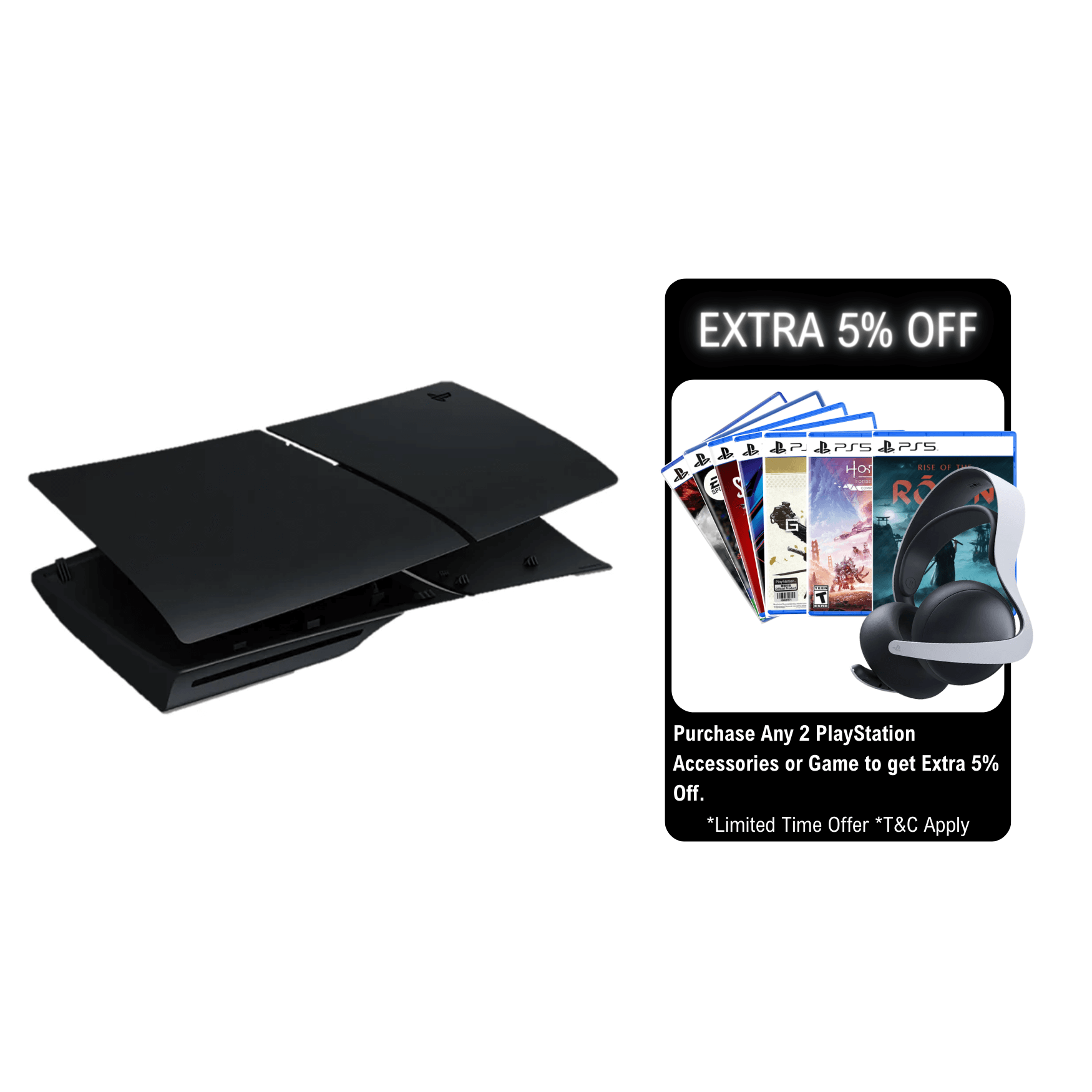 Sony PS5 Slim PlayStation 5 Slim Console Cover [PS5 ANY 2 5% OFF]