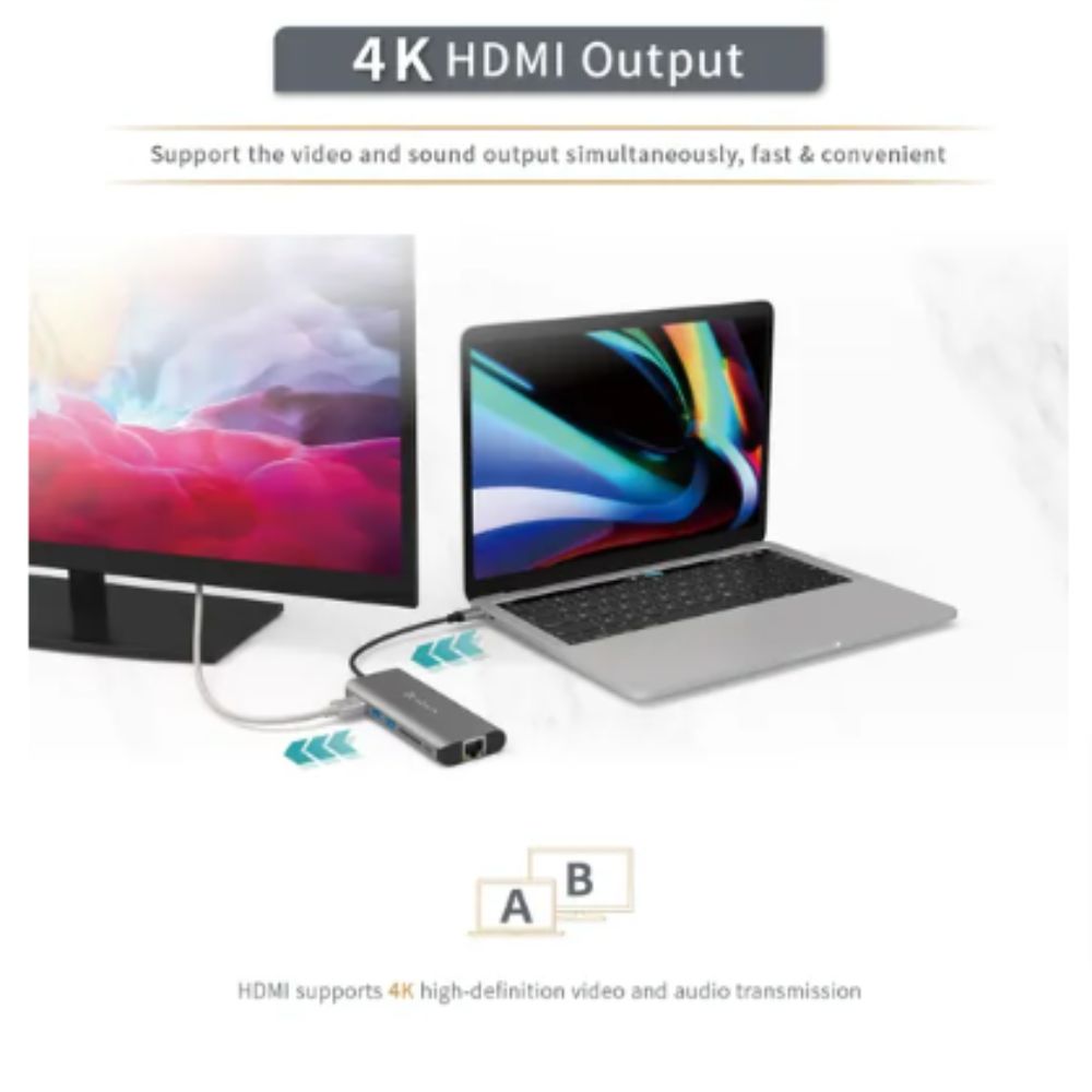 ADAM elements CASA HUB A01 USB-C 3.1 6 port Hub | PD 100W Input