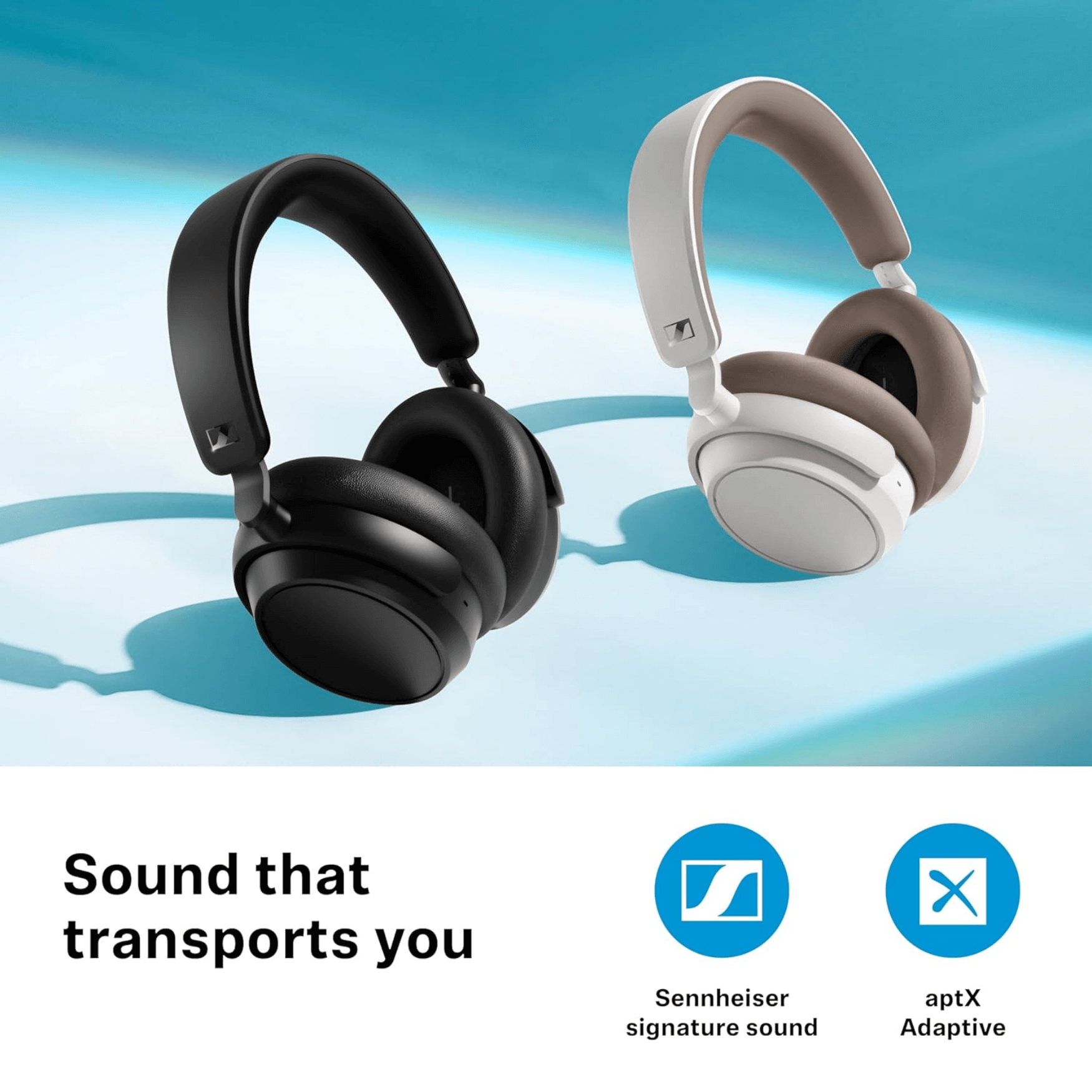 Sennheiser Accentum / Accentum Plus Wireless Hybrid ANC Headphone | 50-Hour Battery Playtime