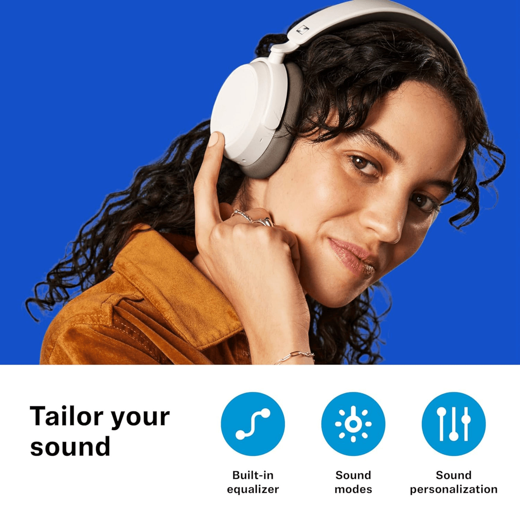 Sennheiser Accentum / Accentum Plus Wireless Hybrid ANC Headphone | 50-Hour Battery Playtime