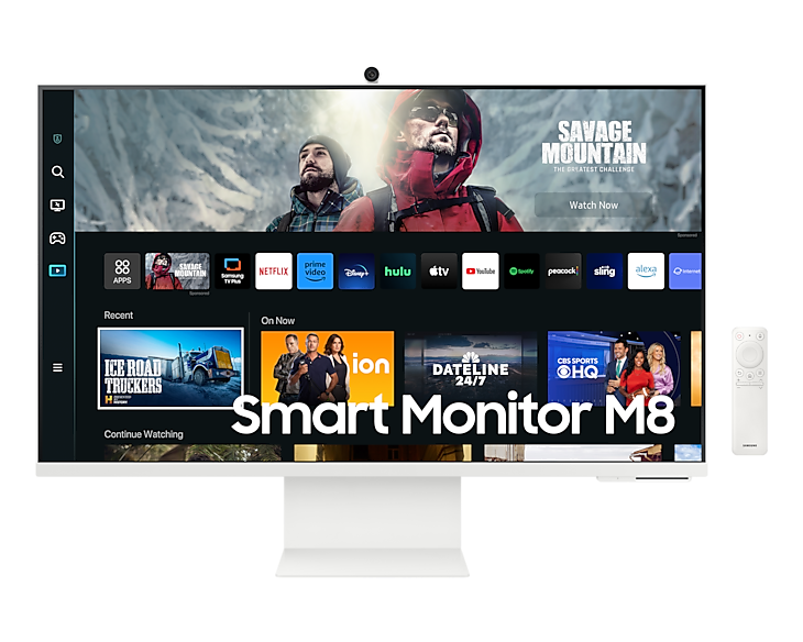 Samsung LS32CM801UEXXS Smart Monitor M8 (Warm White) | 32.0" | 4ms | 4K(3840x2160) | 60Hz | VA Panel | HDMI | Speaker | Wireless Lan & Bluetooth | HDR10 | Remote Controller | Operating System Tizen | 3Y Warranty