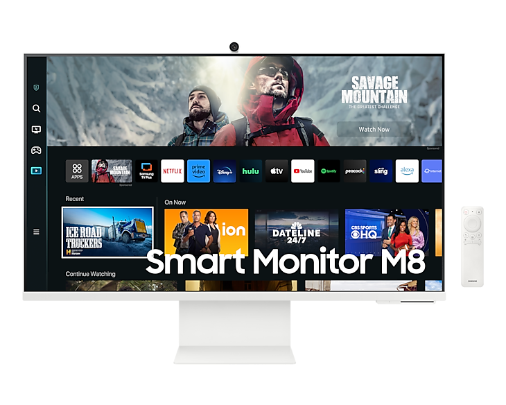 Samsung LS32CM801UEXXS Smart Monitor M8 (Warm White) | 32.0" | 4ms | 4K(3840x2160) | 60Hz | VA Panel | HDMI | Speaker | Wireless Lan & Bluetooth | HDR10 | Remote Controller | Operating System Tizen | 3Y Warranty