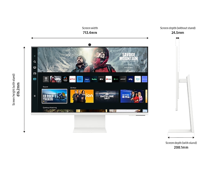 Samsung LS32CM801UEXXS M8 Smart Monitor | 3840 x 2160