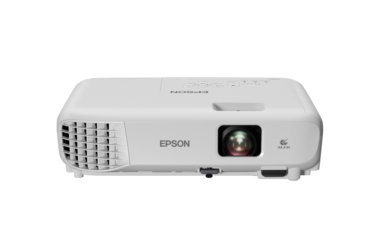 Epson EB-E01 Projector (V11H971052) | XGA(1024x768) | 3300 Lumens | 15,000:1 Contrast Ratio | 2W Mono Speaker | HDMI & USB | 2.4KG | 2Y Warranty