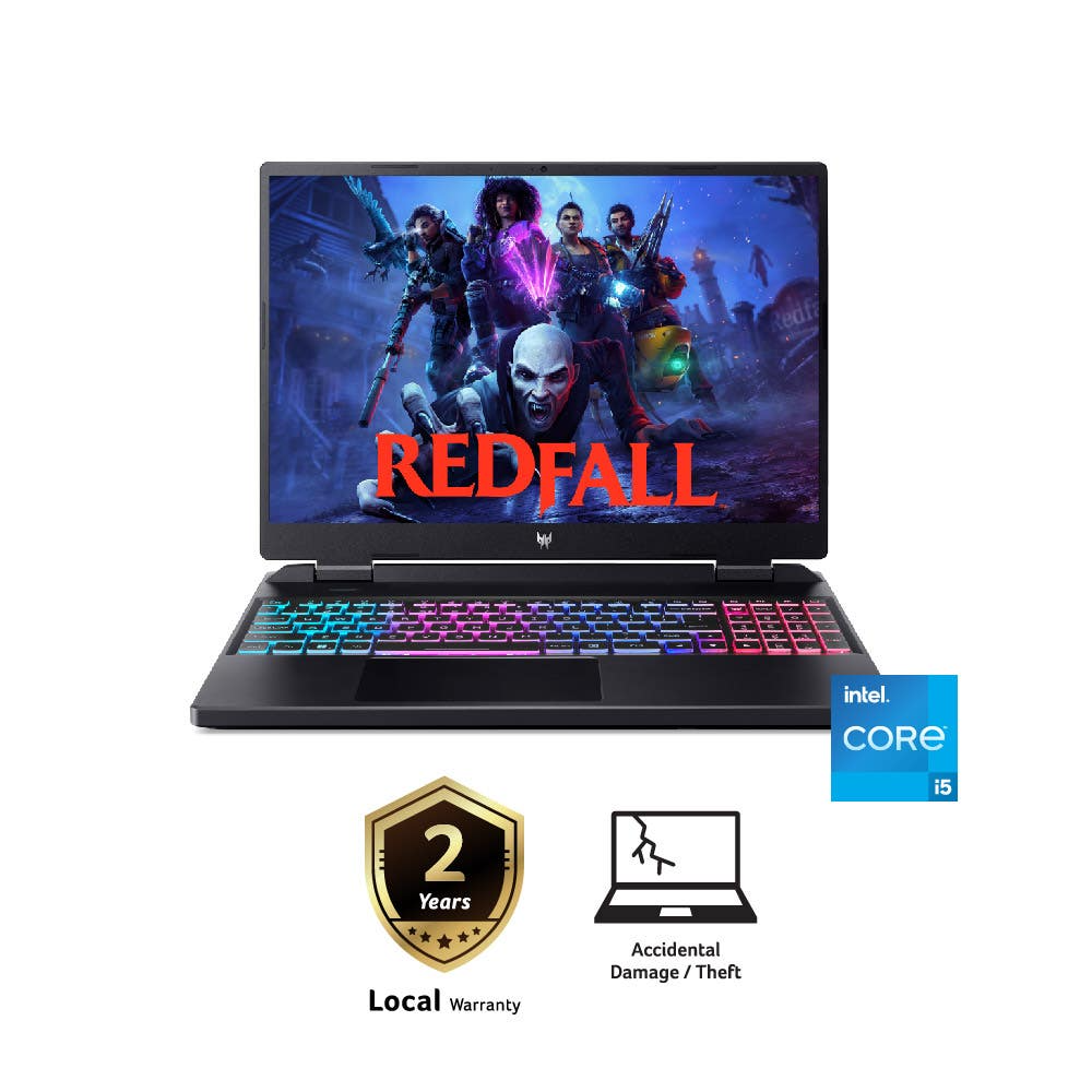 Acer Predator Helios Neo 16 PHN16-71-52M7 Gaming Laptop (Black) | i5-13500HX | 8GB RAM 512GB SSD | 16"WUXGA 165Hz | RTX4060 8GB | Win11 | 4-Zone RGB Keyboard | 2Y Warranty