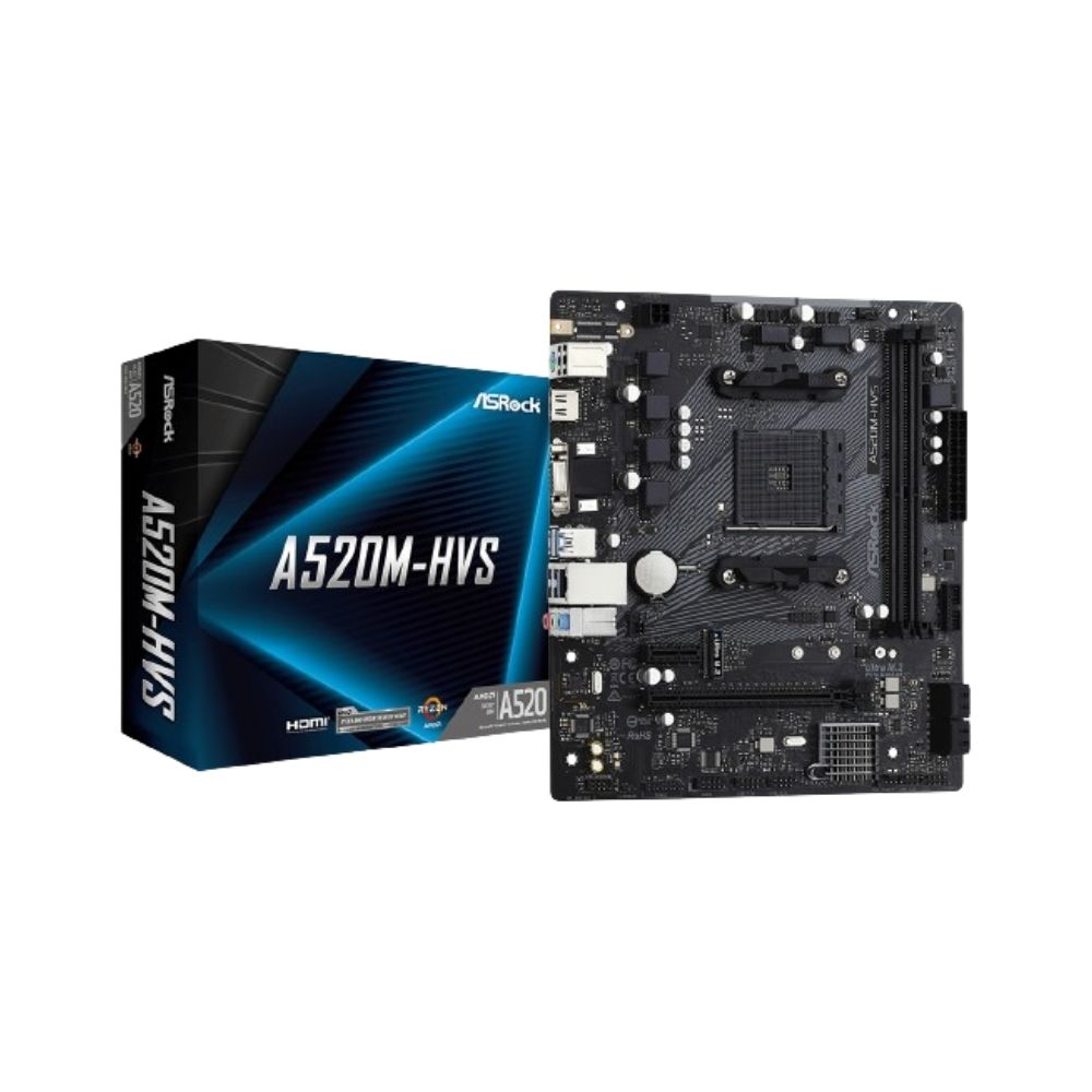 Asrock AMD AM4 A520M-HVS mATX Motherboard