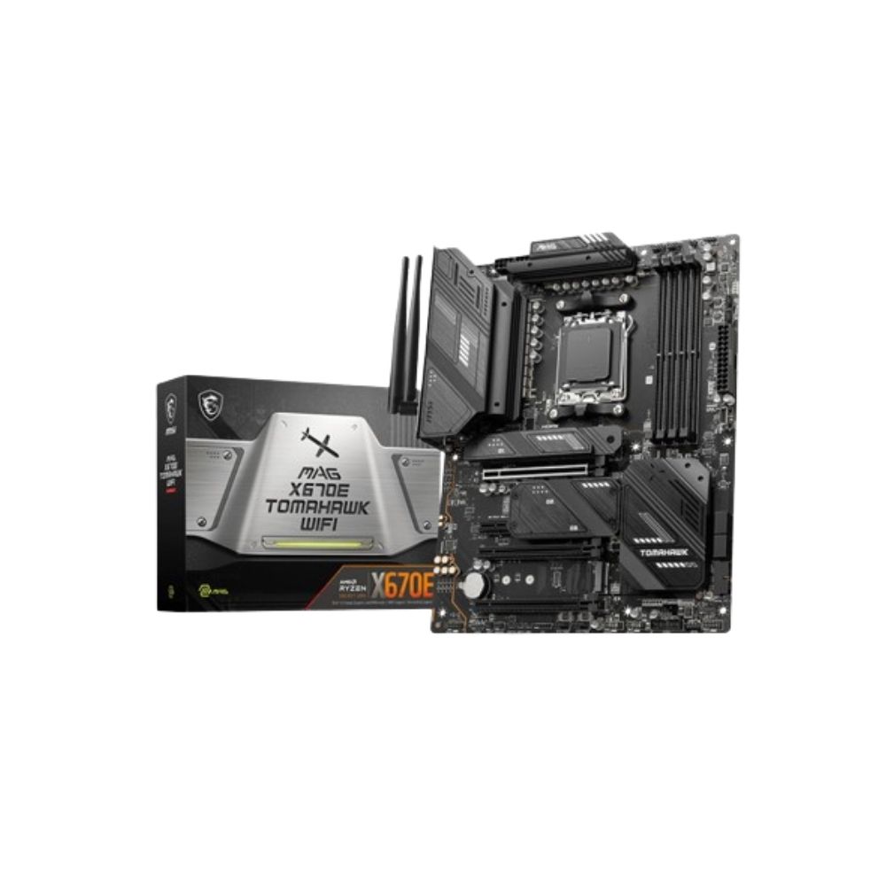 MSI AMD AM5 X670E MAG TOMOHAWK WIFI ATX Motherboard