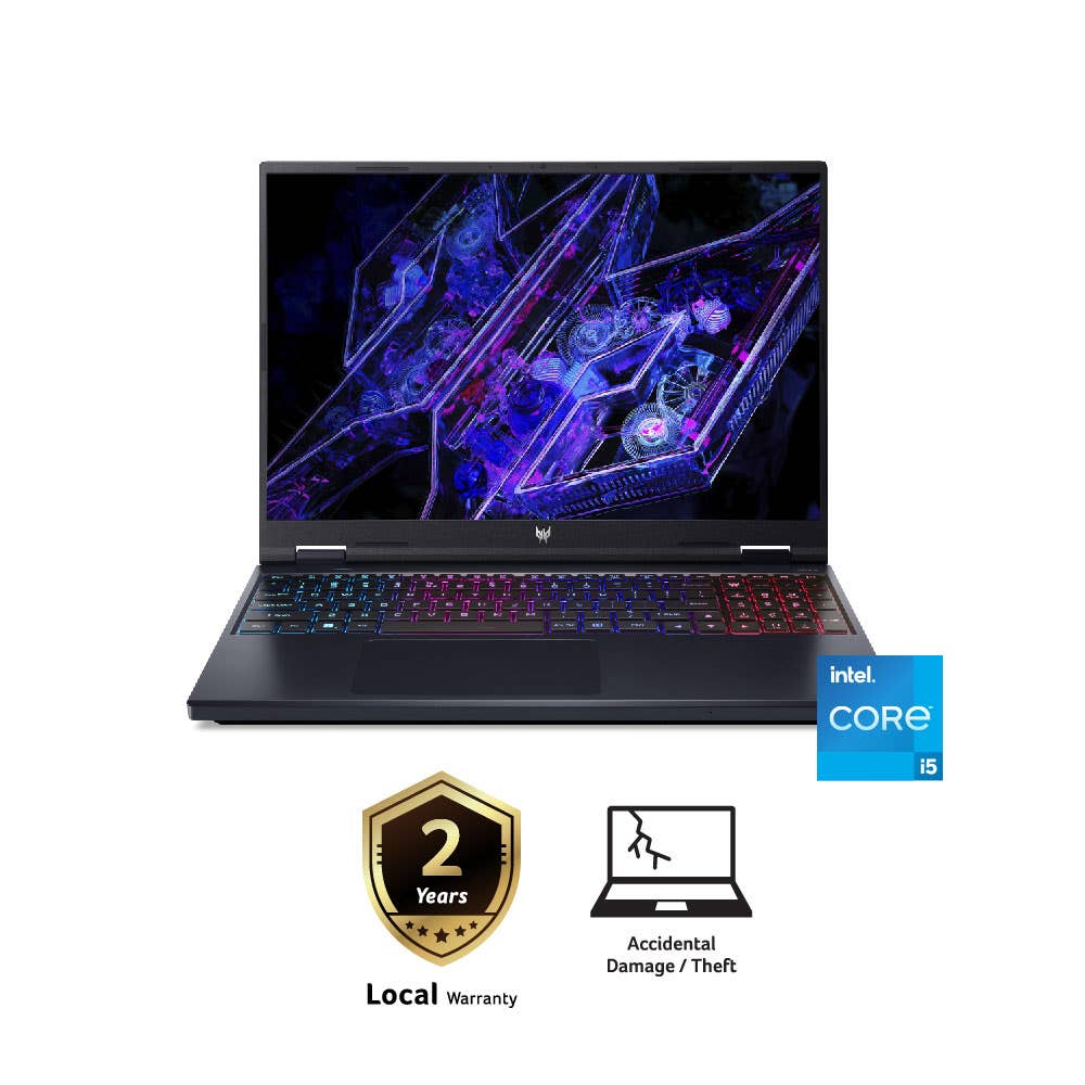Acer Predator Helios Neo 16 PHN16-72-52P9 Gaming Laptop (Black) | i5-14500HX | 8GB RAM 1TB SSD | 16"WQXGA 165Hz | RTX4060 8GB | Win11 | 2Y Warranty