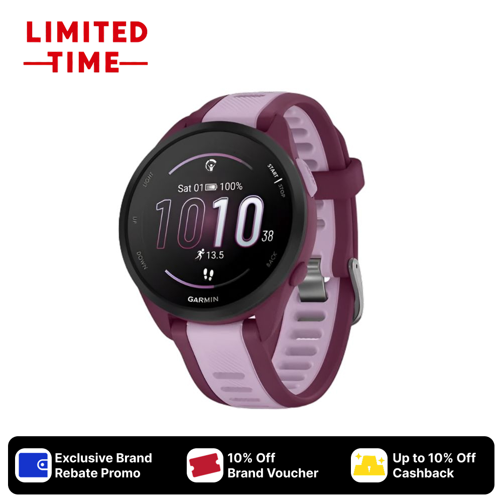 Garmin Forerunner 165 GPS Running Smartwatch