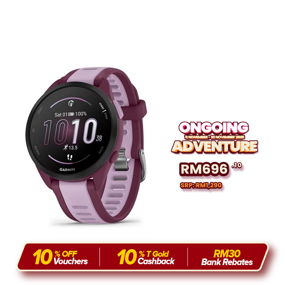 Garmin Forerunner 165 GPS Running Smartwatch