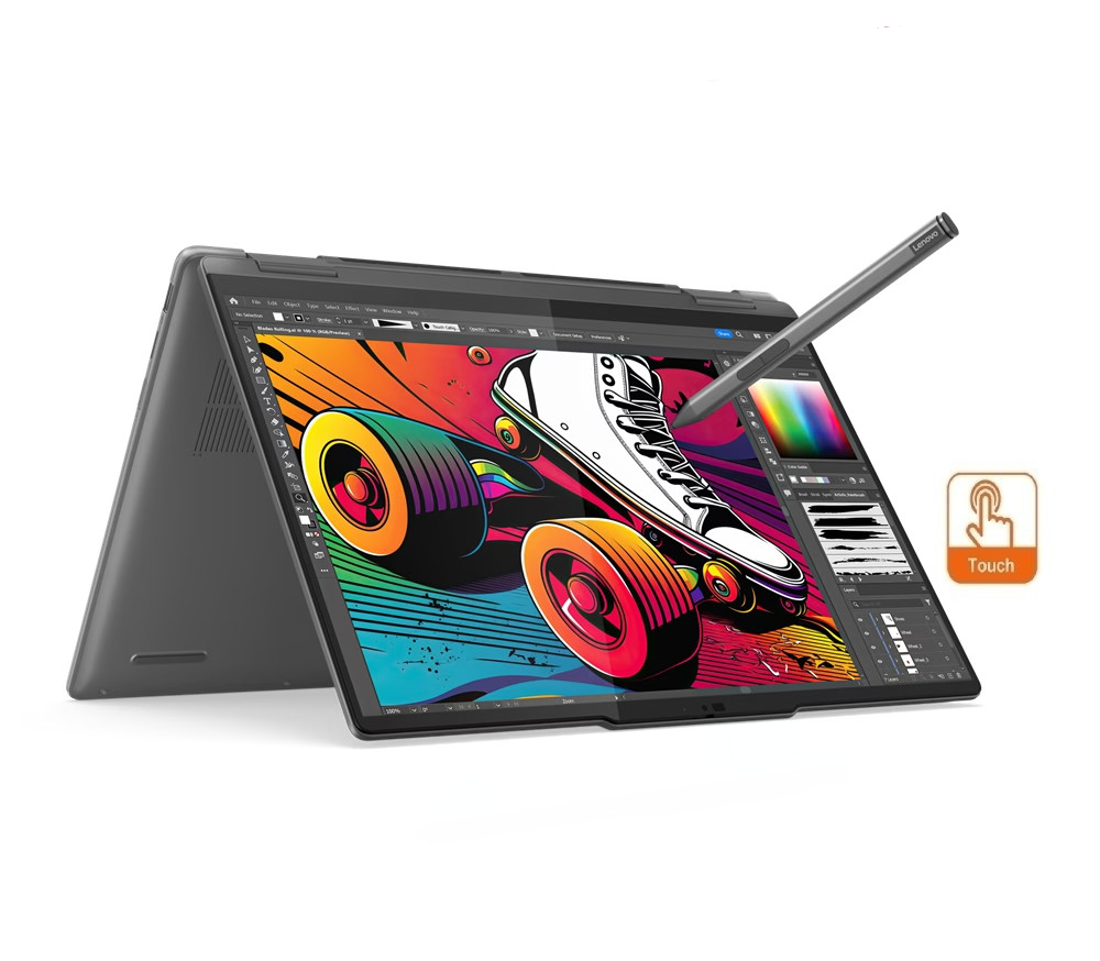 Lenovo Yoga 7 2-IN-1 14IML9 Laptop (83DJ002KMJ) | Intel Core Ultra 7-155H | 16GB RAM 1TB SSD | 14" WUXGA(1920x1200)OLED & Touch | Intel Arc | MS Office H&S 2021 | Win11 | 2Y Warranty