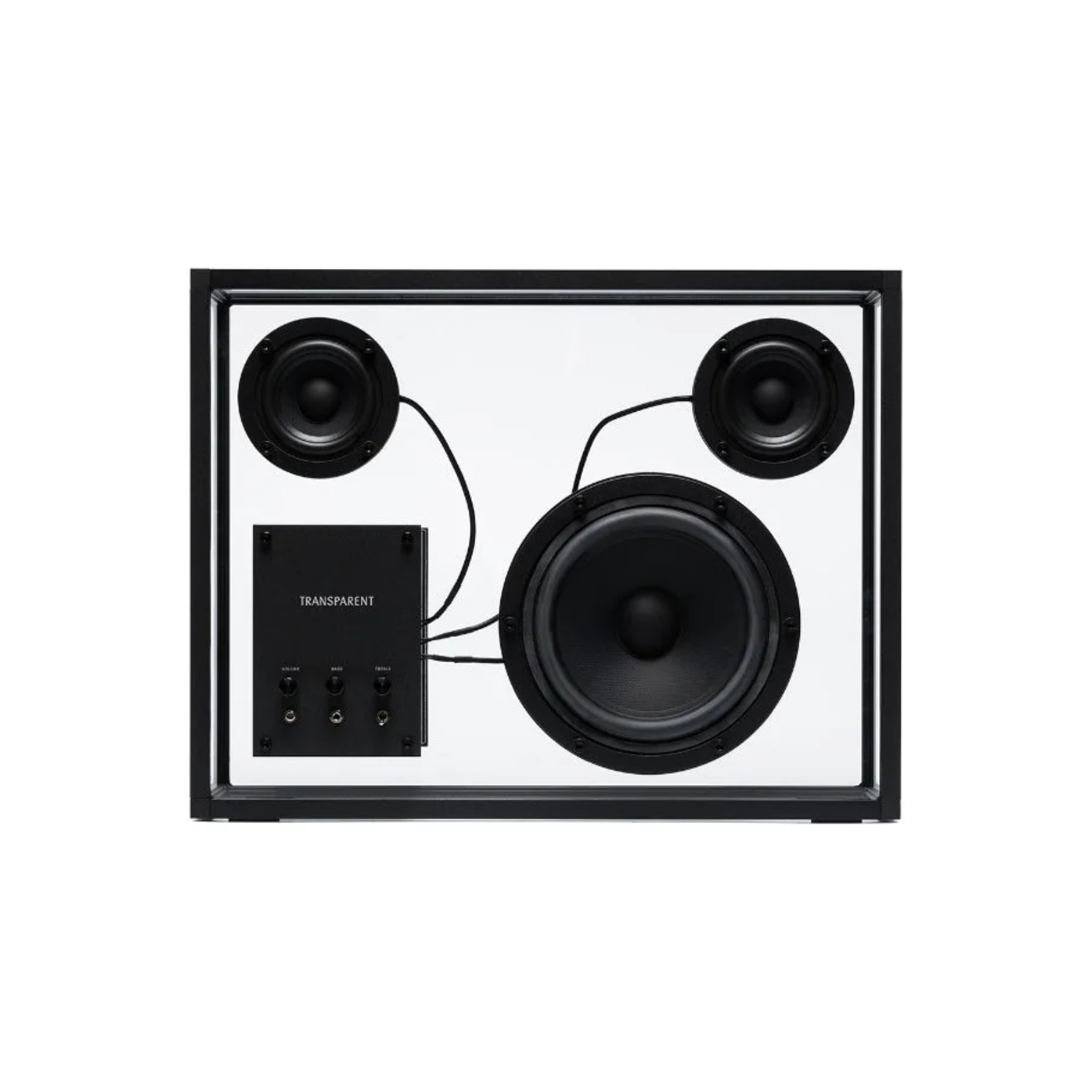 Transparent Speaker Black