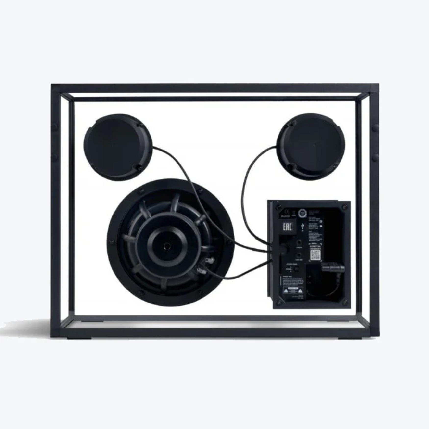 Transparent Speaker Black