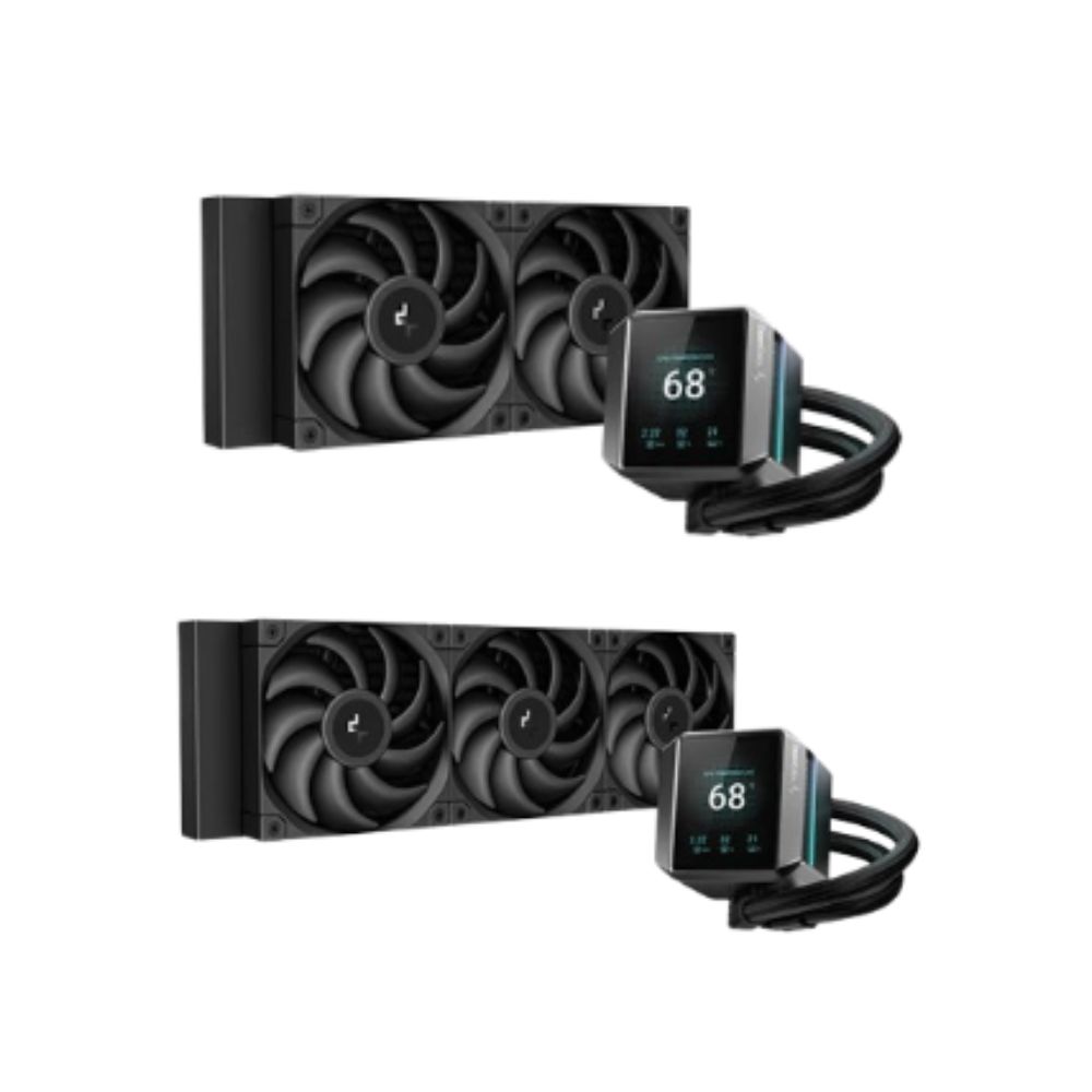 Deepcool MYSTIQUE 240 AIO / 360 AIO with 2.83" TFT LCD Display Liquid Cooling (240mm/360mm) Radiator | CPU Cooler