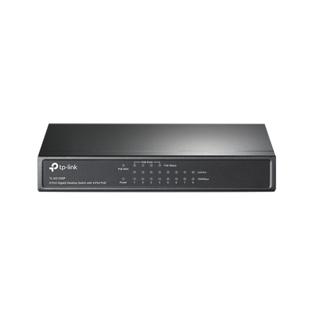 TP-Link TL-SG1008P 8-Port Gigabit Desktop Switch with 4-Port PoE